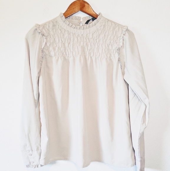 Walter Baker High Neck Ruffle Blouse - Picture 2 of 6